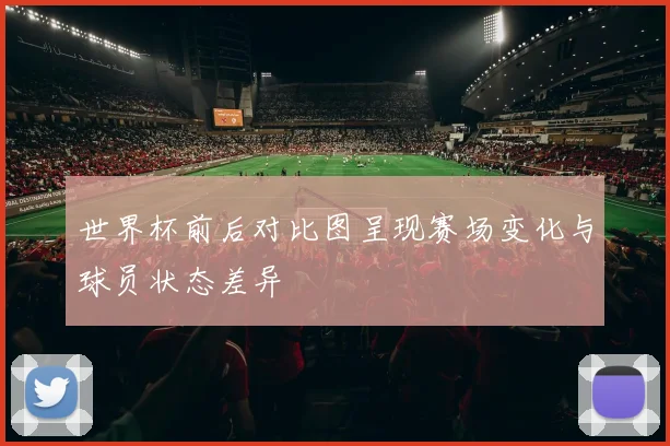 世界杯前后对比图呈现赛场变化与球员状态差异